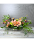 Sunset Serenity Low and Lush Vase Arrangement