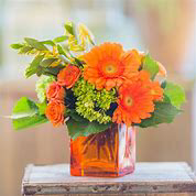 Orange Cheer Floral Arrangement