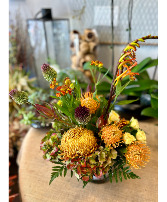 Autumn Orange Floral Arrangement