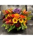 Autumn Party Cube arrangement