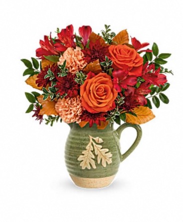 Autumn Picture Ceramic Glazed fall picture in Fairfield, OH | NOVACK-SCHAFER FLORIST