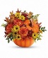 Autumn Pumpkin Floral Arrangement