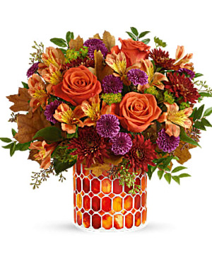 Autumn Radiance Fresh Floral Arrangement