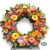 Autumn Reflection Standing Wreath