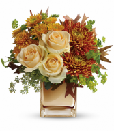 Autumn Romance Bouquet One-Sided Floral Arrangement