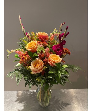 ban.do - A flower arrangement in our Rise & Shine orange