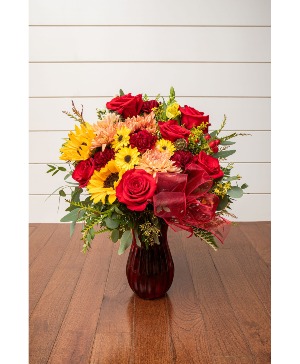 Autumn Sunset Mixed Arrangement