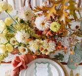 Autumn Sunset Seasonal Autumn Centerpiece 