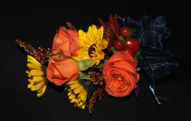 Autumn Sunset Wedding Flowers