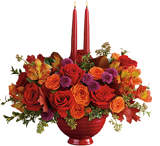 AUTUMN SUPPER FALL CENTERPIECE