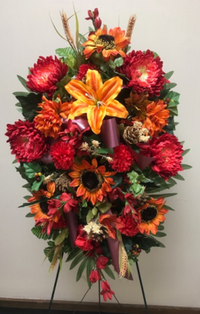 Autumn Sympathy Silk Standing Spray
