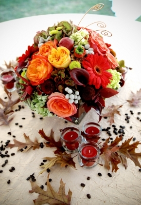 Autumn Wedding Centerpiece