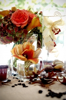 Autumn Wedding Table Centerpiece