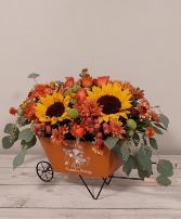 Autumn Wheelbarrow Fall