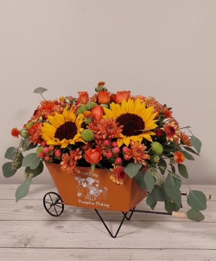 Autumn Wheelbarrow Fall