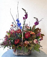 Autumn Wildflower Basket 