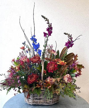 Autumn Wildflower Basket 