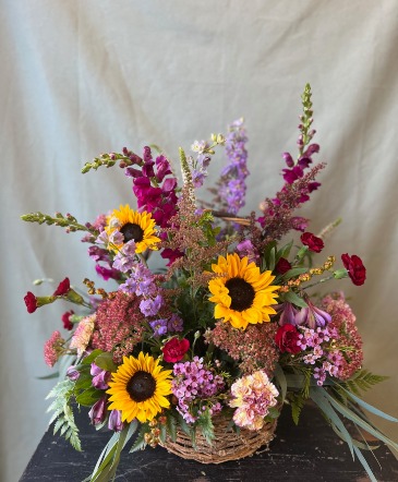 Autumn Wildflower Basket  in La Grande, OR | FITZGERALD FLOWERS Autumn Wildflower Basket  in La Grande, OR | FITZGERALD FLOWERS