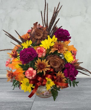 Autumn Wonder FHF-F847 Fresh Flower Arrangement  local only