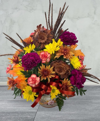 Autumn Wonder FHF-F847 Fresh Flower Arrangement  local only