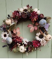 Autumn Wonder Permanent Silk Wreath