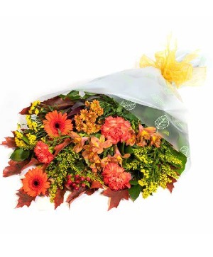 Autumn Wrapped Bouquet  