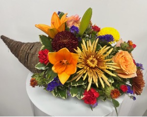 Autumnal Cornucopia Fall Floral Bouquet
