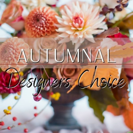 Autumnal Designer's Choice Flowers for All Occasions