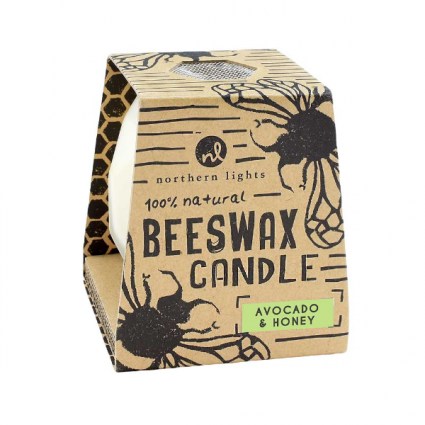 Avocado & Honey Beeswax Candle Candle