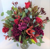 Awe-Inspiring Love Fresh Vase Arrangement