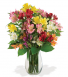 Awesome Alstroemeria Vase Arrangement