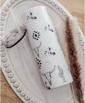 Aztec Western 20oz Skinny Tumbler 