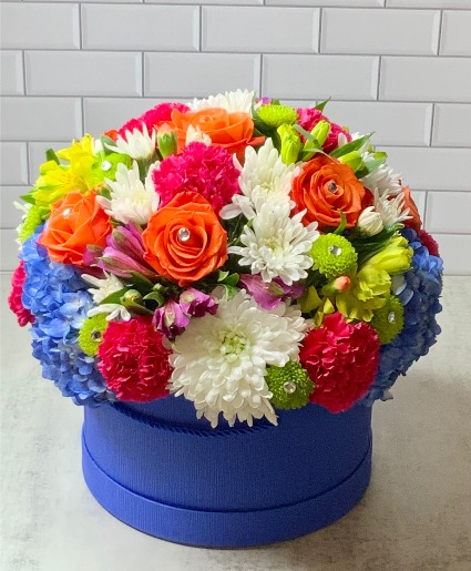 Azul  Floral Box Designers Choice