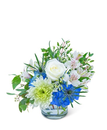 Azure Horizon Flower Arrangement in Houston, TX | EXOTICA THE SIGNATURE OF FLOWERS