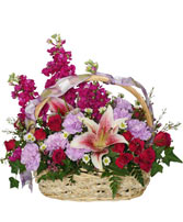 Happy Hugs Basket Flower Arrangement