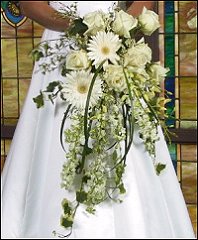 Graceful Cascading Florals Bridal Wedding Bouquet