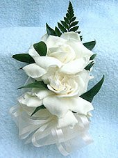 Gardenia Corsage Wedding Party Flowers