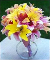 Lots of Lovely Lilies Bridesmaid Bouquet