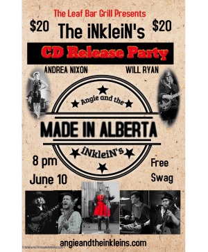 Made In Alberta CD Release June 10  Live Music The Leaf Bar And Grill