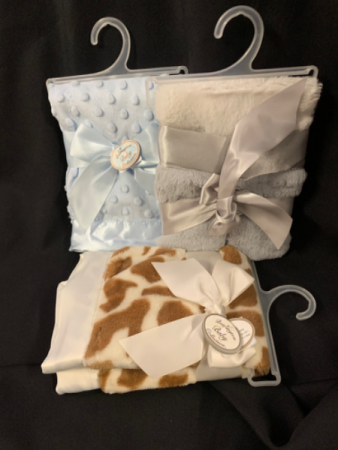 Baby Blankets With Sateen Trim 