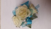 Baby Blue Corsage or Wristlet