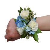 Baby Blue Corsage floral