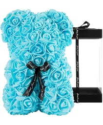 Baby Blue Rose Bear 