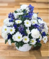 Baby Blues FHF-B38 Fresh Flower Arrangement (Local Delivery Area Only)