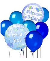 Baby Boy Balloon Bouquet 