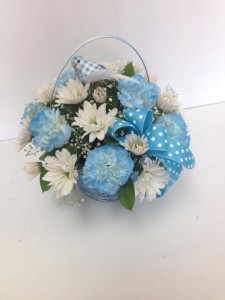 Baby Boy Basket All around arrangement
