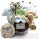 Classic Baby Boy Basket Gift Basket