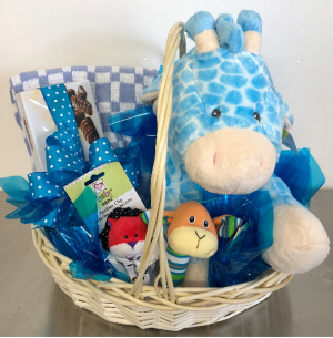 Baby Boy Basket Only 1 Available in Springfield, IL | FLOWERS BY MARY LOU INC Baby Boy Basket Only 1 Available in Springfield, IL | FLOWERS BY MARY LOU INC