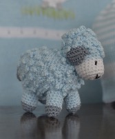 Baby Boy Crochet Lamb Baby Keepsake 