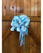 Baby Boy Door Wreath